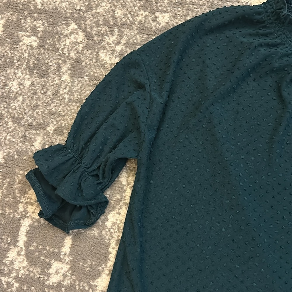 Madewell Texture and Thread Ruffle blouse - Picture 3 of 6
